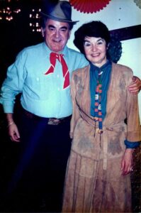 In an undated photo, Israel Gruzin is shown with his wife Adela. (Photo courtesy of Sol Levinson & )
